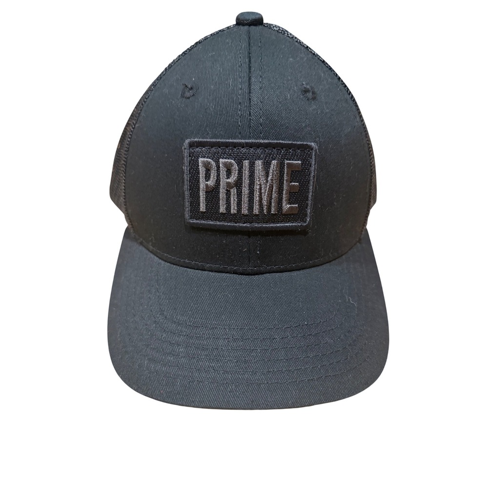 Prime Hydration Logan Paul KSI Black Trucker Hat Youth Snapback Cap Mesh Patch